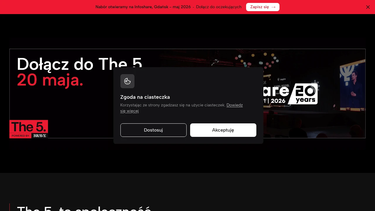 Screenshot of Open Mercato website
